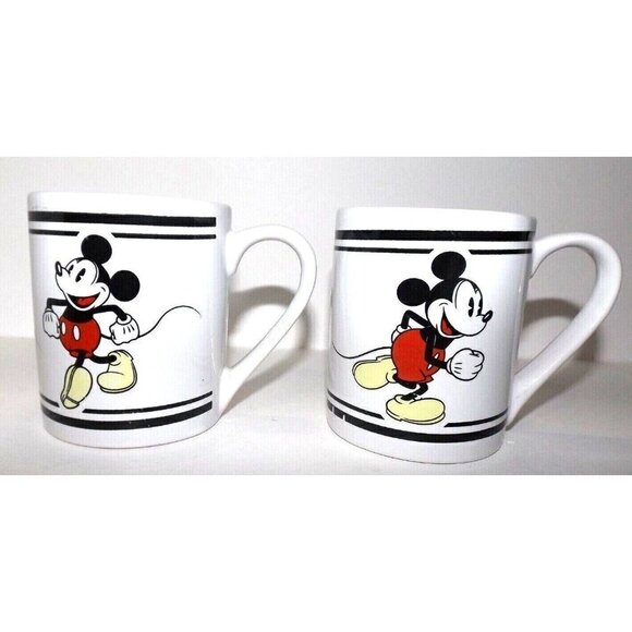 Disney Gibson Mickey Mouse set of 2 Mugs - Picture 1 of 7